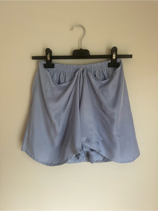 Pleats Collection Other - Pleat Collection Girls Cross front Skort Elastic Waist Snap Periwinkle Blue 12